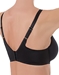 Basic Beauty T-Shirt Spacer Underwire Bra in Black, Back View